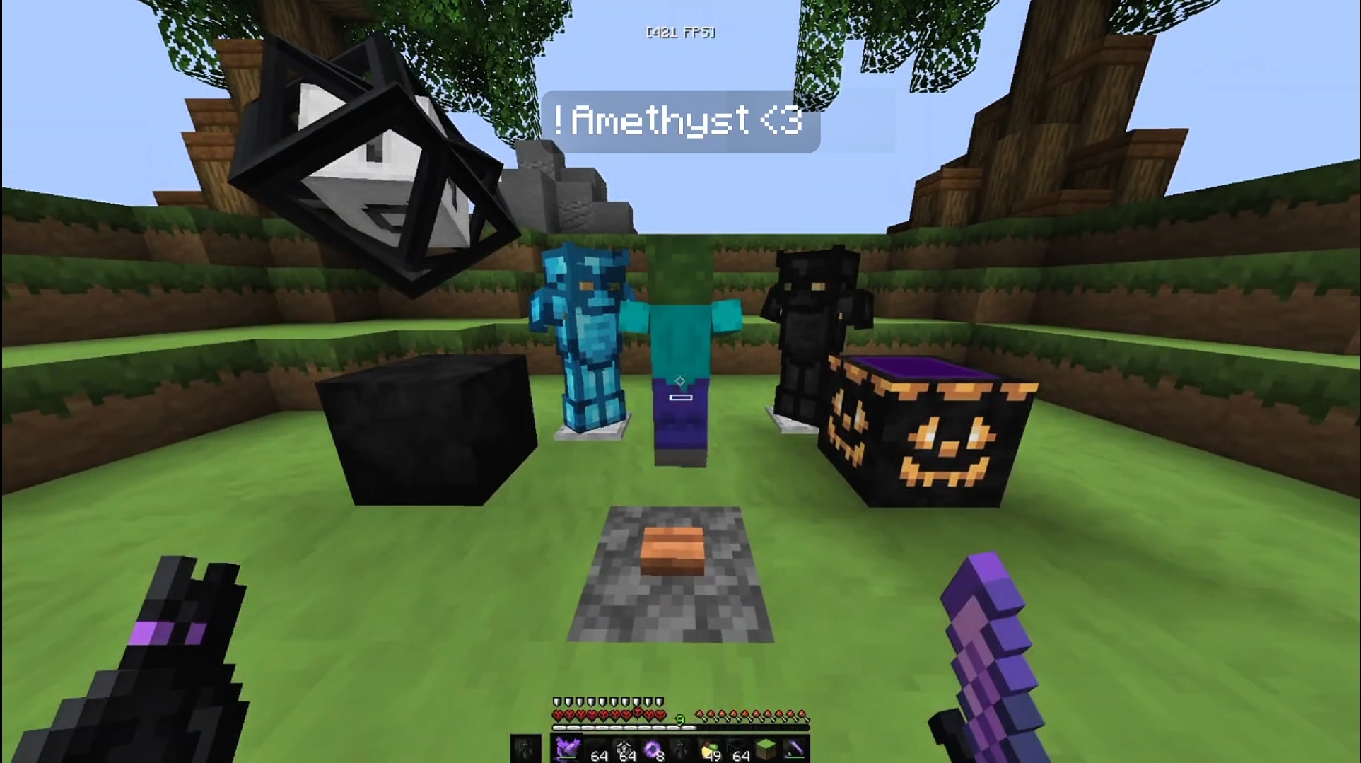 Amethyst 16x — Java 1.21+ texture pack thumbnail